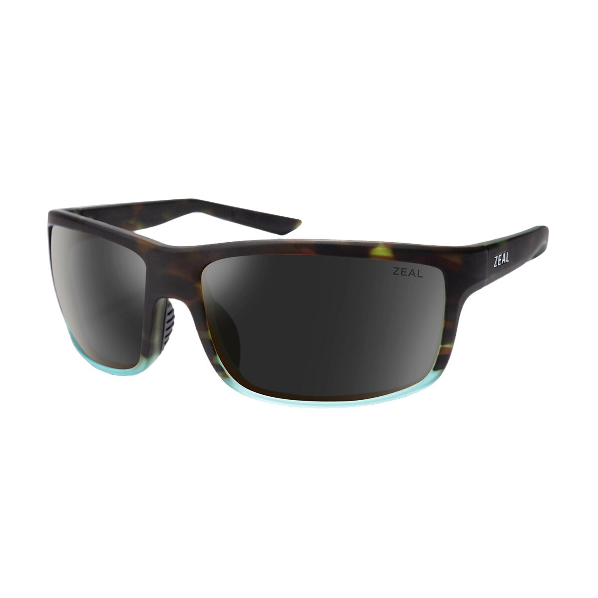 Zeal Red Cliff Sunglasses Polarized in Tropic Fade with Dark Grey